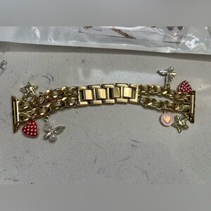 Bracelet  for Iwatch with Red and Pink Accents